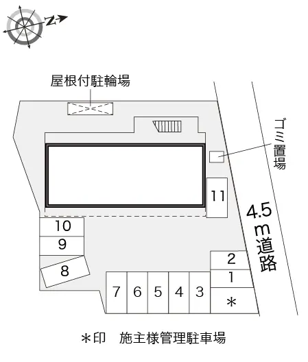 ★手数料０円★横浜市栄区笠間　月極駐車場（LP）